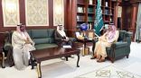 الأمير محمد بن ناصر يستقبل مدير ⁧‫جامعة_جازان‬⁩.