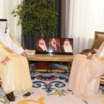 الأمير بدر بن سلطان يستقبل مدير مكتب وزارة الخارجية بالجوف
