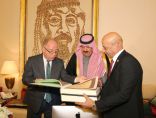 الأمير متعب بن عبدالله يستقبل وزير الثقافة المصري