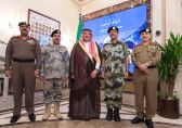 نائب خادم الحرمين الشريفين يقلد الفريق البلوي والفريق الحربي رتبتيهما الجديدة