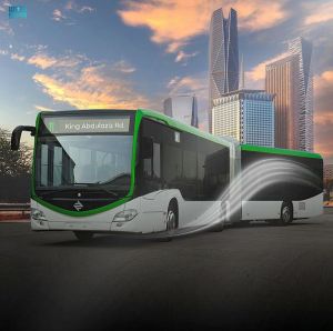 إطلاق المرحلة الأولى من خدمة حافلات الرياض.