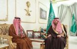 ‎الأمير فيصل بن خالد بن سلطان يستقبل مدير فرع إدارة المجاهدين بـ ⁧‫الحدود_الشمالية‬⁩.